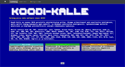 Desktop Screenshot of koodikalle.net