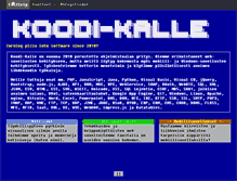 Tablet Screenshot of koodikalle.net